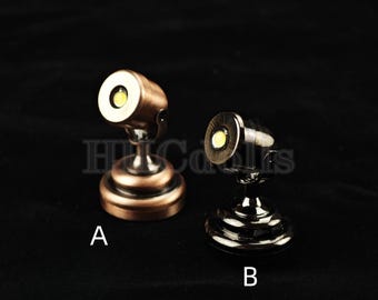 Miniature LED Spotlight: 1/12 Scale Dollhouse Lighting