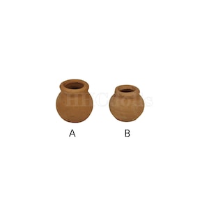 Miniature Toys Dollhouse Decor Pottery jars decoration Gift 1:12 scale Model