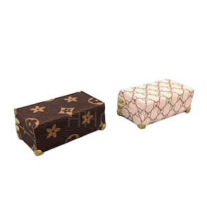 dollhouse travel suitcase miniature 1/12 scale decortion diy toys