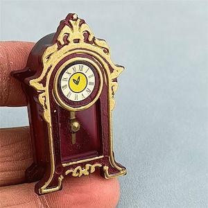emulate vintage clock model Toys Dollhouse 1:12 scale