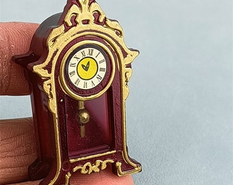 emulate vintage clock model Toys Dollhouse 1:12 scale