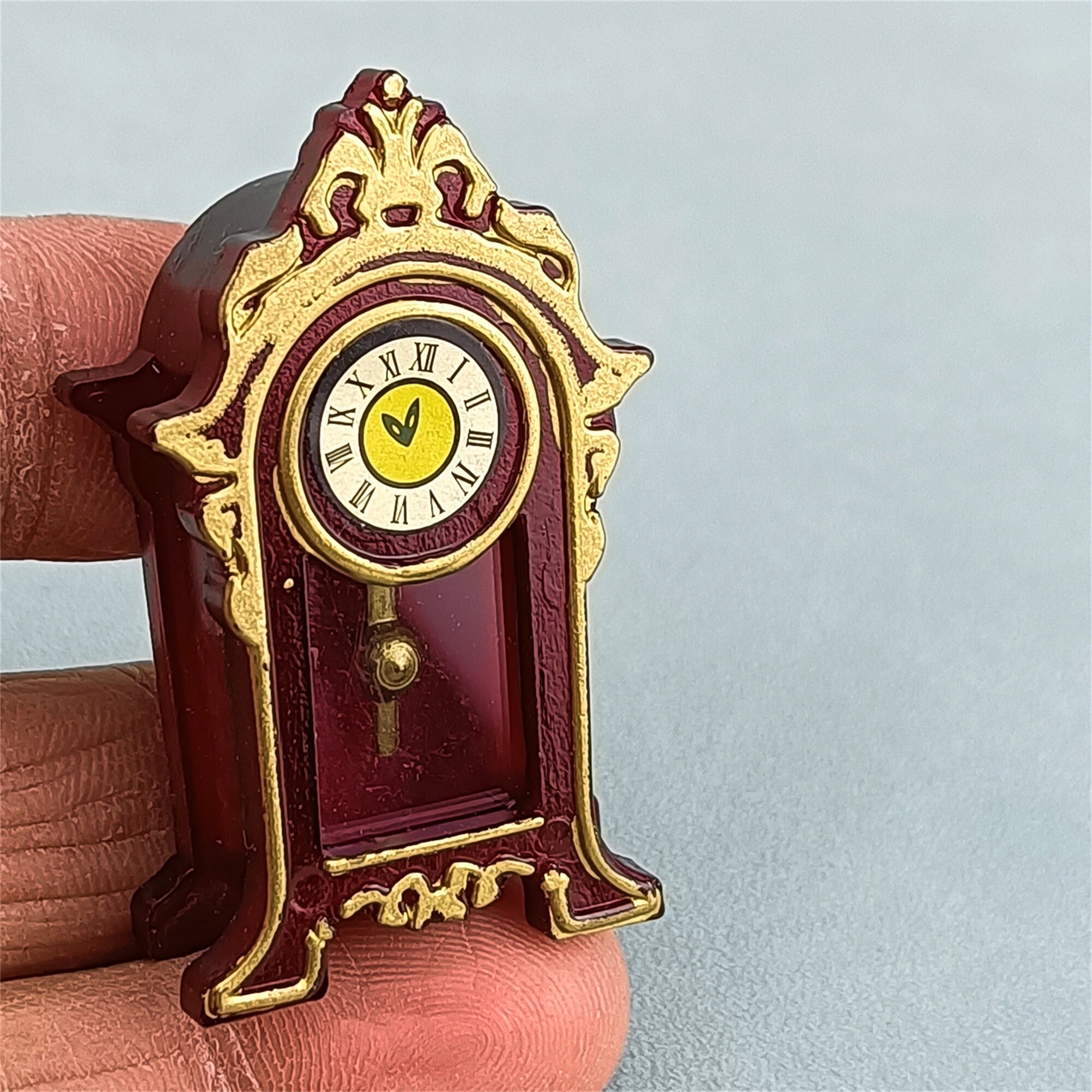 emulate vintage clock model Toys Dollhouse 1:12 scale