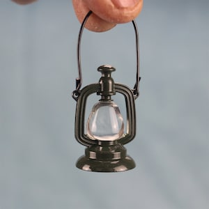 1/12 shabby Öllampe mit Deckel zum basteln und basteln