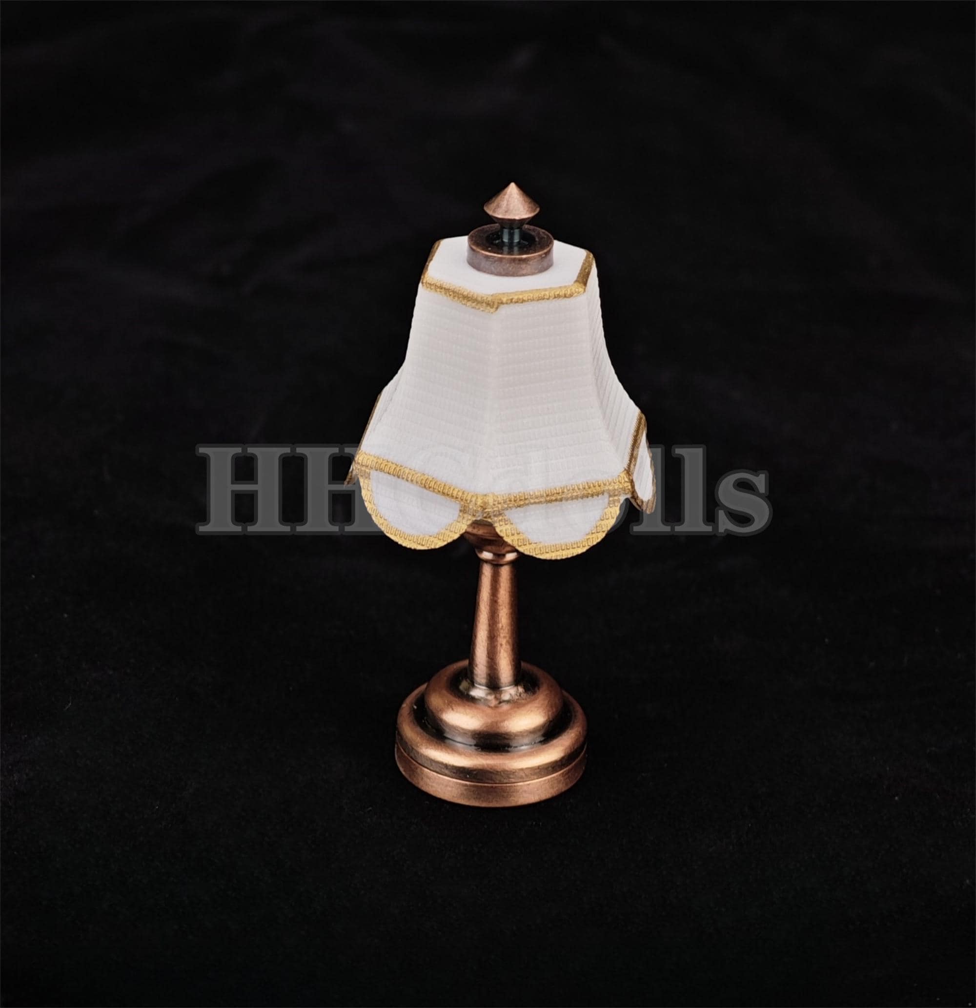 ミニチュアドールハウスデスクランプ：1/12スケールLEDライト - Etsy 日本