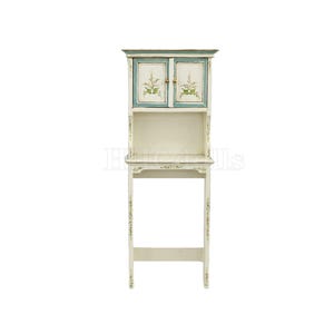 Dollhouse Miniature Bathroom Cabinet: 1/12 Scale Hand-Painted Wood