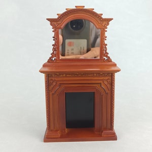 Miniature Dollhouse 1:12 Scale Handmade luxury fireplace