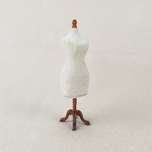 1:12 Scale wood Mannequin dollhouse miniature  dresses clothes clothing sewing sew designer