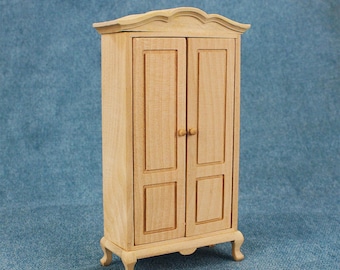 Chaise Salle à Manger Miniature Bois Échelle 1/12 - Meuble Maison De Poupée Décoration Vintage