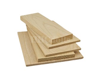 Wit essenhouten bord: aangepast formaat, laser-/cnc-snijden, modelmateriaal
