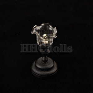 miniature light dollhouse Small table lamp 1/12 scale decortion diy toys gift LED can light up