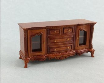 Miniature furniture Dollhouse 1:12 Scale Handmade white side table