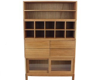 Miniatura Serra In Legno Per Casa Delle Bambole, Scala 1:6, Fatta A Mano, Set Con Accessori Da Giardinaggio