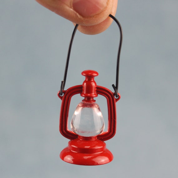 2 Lampade A Olio In Miniatura Per Case Delle Bambole, Luci A Batteria Decorative Stile Retrò