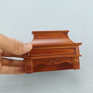 Miniature kitchen range hood cover Dollhouse 1:12 Scale wooden