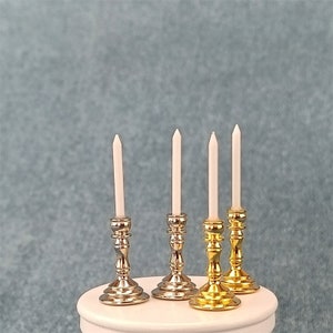 ドールハウス キャンドルホルダー ミニチュア 1/12 スケール 装飾 DIY おもちゃ ギフト