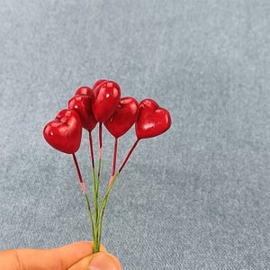 1/12 Herz Ballon Miniature Dekoration Miniatur 1:12 Dekoration Spielzeug