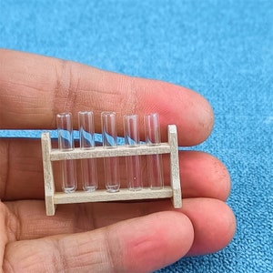 Miniatur Labor Behälter Flasche Spielzeug Puppenhaus Geschenk 1:12