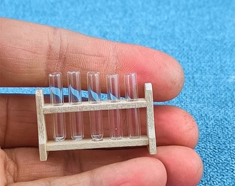 Botella contenedora de laboratorio en miniatura Juguetes Casa de muñecas Regalo escala 1:12