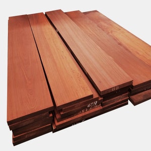 Africa Padauk Lumber Boards/thin wooden board/craft board/Laser cutting board CNC processing board image 5