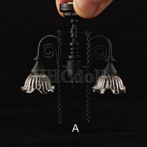 Hängelampe 1/12 skala Hängelampe LED Beleuchtung 1:12 LED Beleuchtung mit LED Beleuchtung und LED Beleuchtung