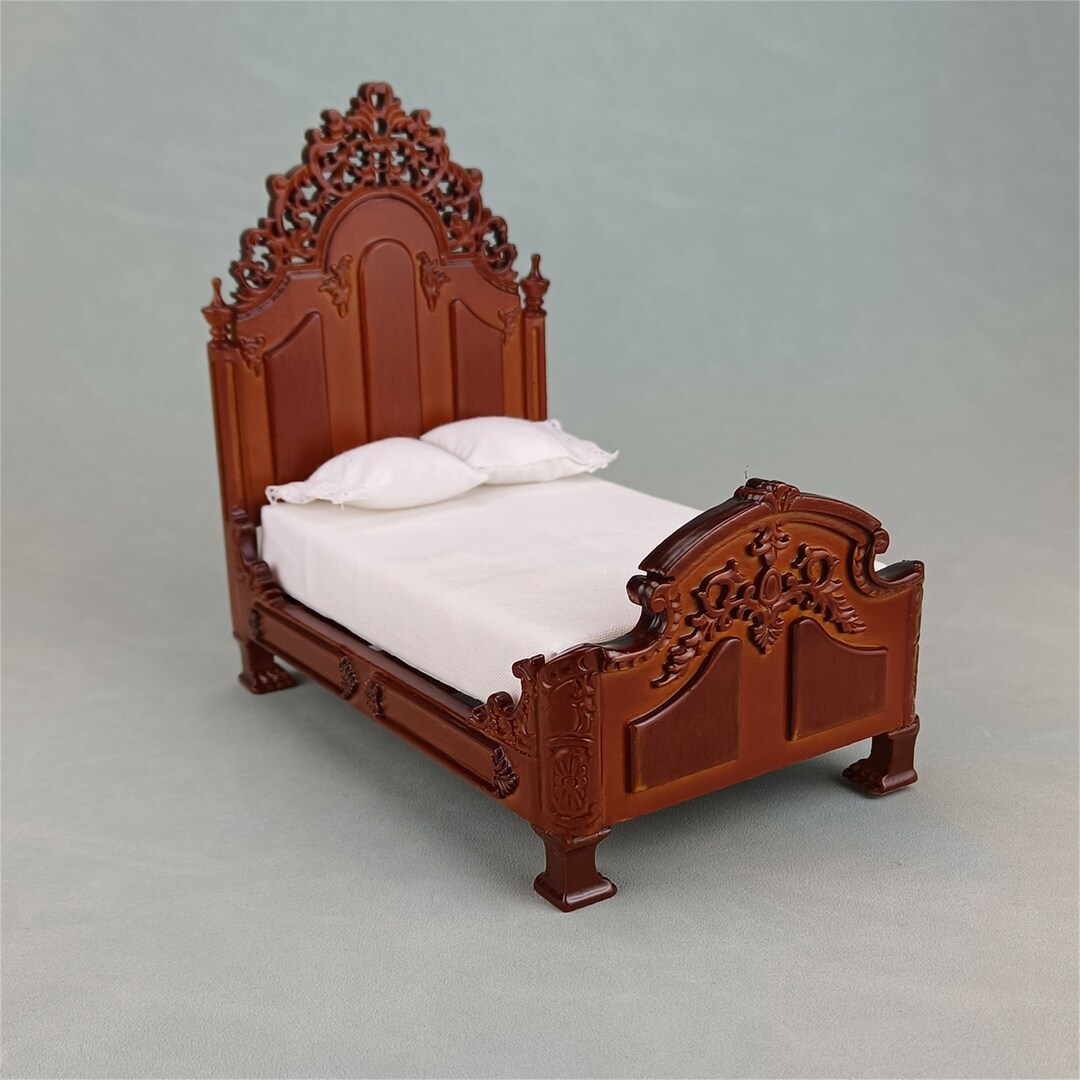 Mini Dollhouse Furniture Accessories: 1/12 Scale Bedroom Set - Shop Now! From Children Furniture Sets - Price 4.38
