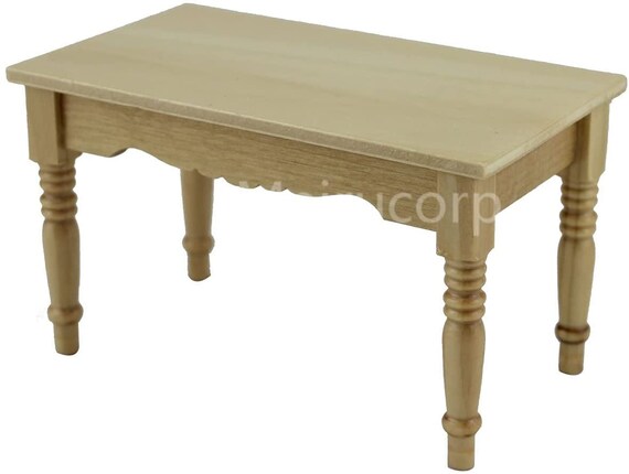Set Mobili In Miniatura Scala 1/12 Per Casa Delle Bambole – Tavolo E Sedie Da Pranzo - Foto 3
