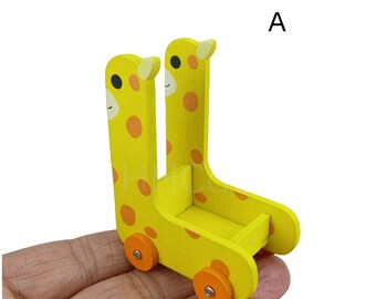 Aufbewahrungsbox Giraffe und Panda Miniatur 1/12 Dekortion diy Spielzeug
