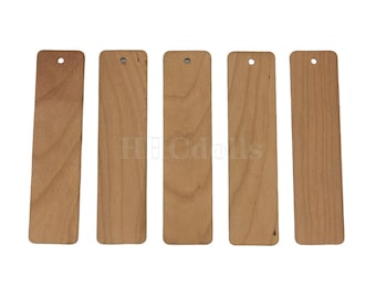 cherry Bookmark Blank /Unpainted/Laser Cut/Engraved customize Gift