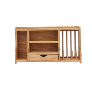 1/6 Scale Miniature Cherry Wood Sideboard: Dollhouse Kitchen Furniture
