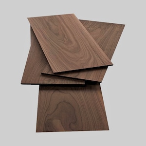 multiple sizes High quality Black walnut plank/thin wooden board/craft board/Laser cutting board CNC processing board