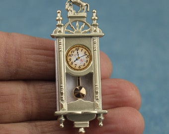 ドールハウス ミニチュア時計 ヴィンテージ ミニ装飾 職人写真 ギフト