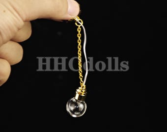 Miniature Dollhouse Chandelier: 1/12 Scale LED Light Up Decoration