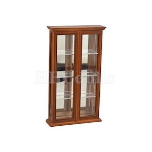 Miniature Dollhouse 1:12 Scale furniture Glass display cabinet/side cabinet