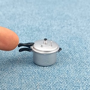 Schnellkochtopf Miniatur 1/12 Dekoration Küche Puppenhaus Küche Spielzeug Geschenk