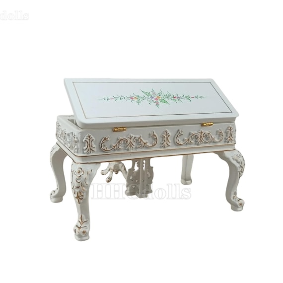 KARLOR Set di Mobili per la Casa delle Bambole - 17 Pezzi in Miniatura con Divano, Pianoforte e Tavolino da Caffè per Soggiorno