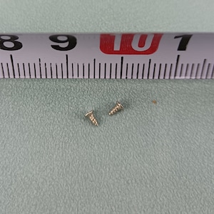 Dollhouse 1/12 scale Super small size model accessories metal screw 3.5mm