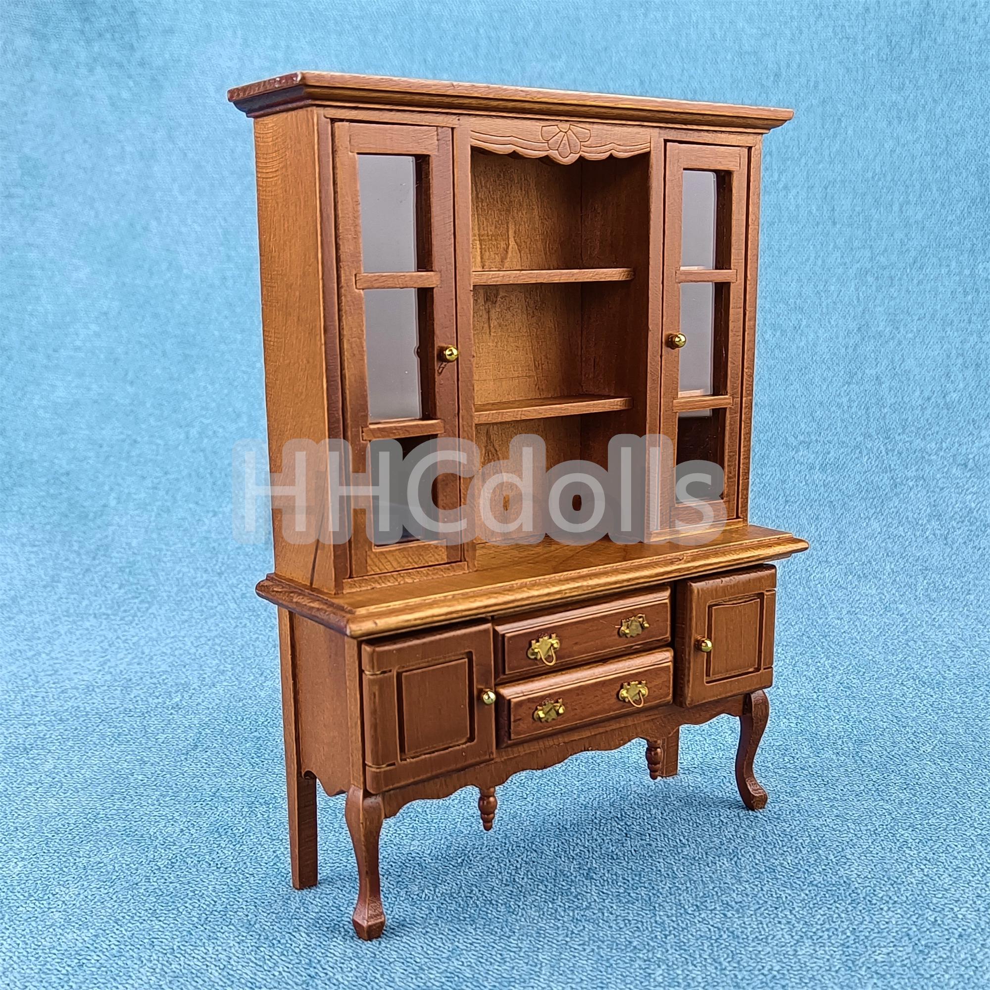 Produktbild von Abaodam Miniatur Weinregal Doppel-tür Vintage Puppenhaus