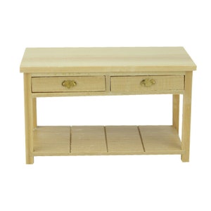 Dollhouse 1/12 Scale Miniature furniture Wooden little desk