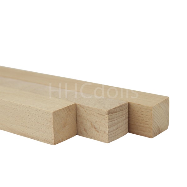 Beech turning wood Pen blank square wooden strips wooden stick craft materials