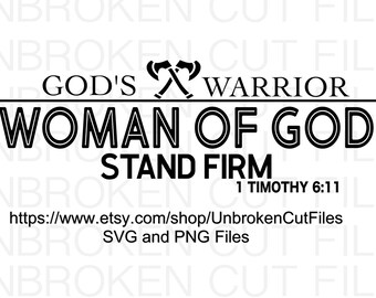 Download Woman Of God Svg Etsy