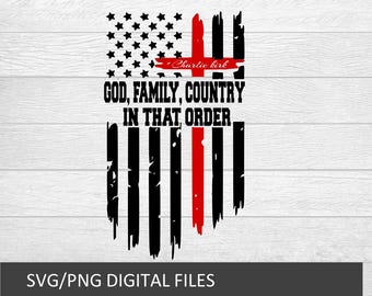 God, Family, Country Freedom Charlie Kirk Svg, Pray for Charlie Kirk Shirt DTF Png, Charlie Kirk Shirt Svg ,Make America Great Again Svg PNG