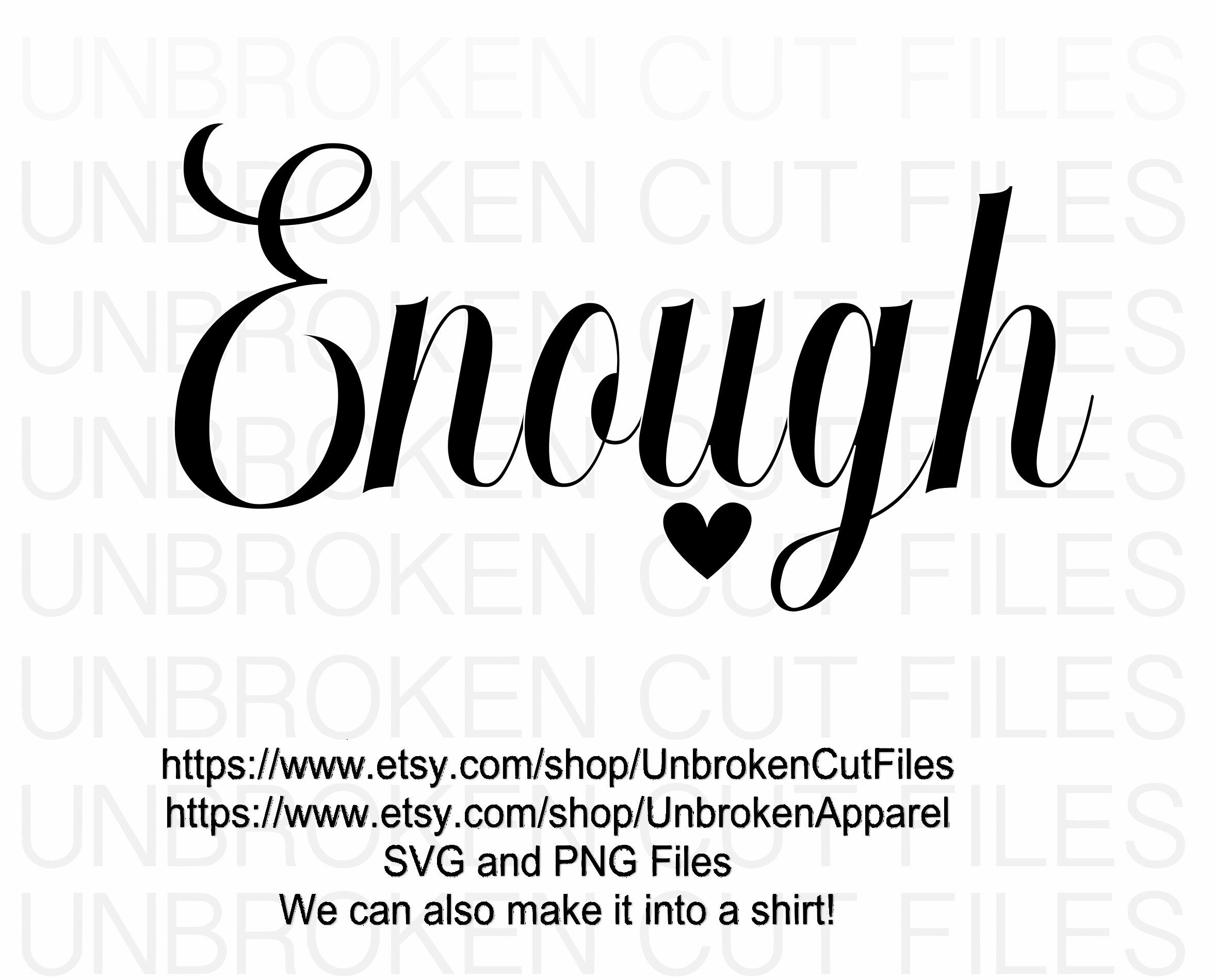 Download Enough Svg Christian Svg Christian T Shirt Svg Women S Etsy