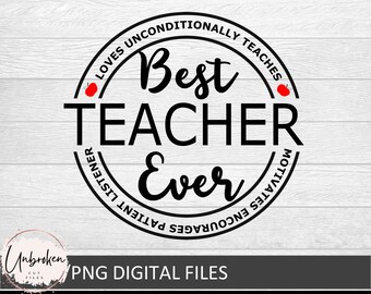 Teacher gift svg, Teacher qualities Digital File, Teacher Ornament svg, Teacher Appreciation file