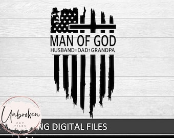 Man of god Svg, 1 Timothy 6:11, Gods warrior svg, American Flag svg, Mens T-shirts, Religion T-shirts