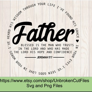 Fathers Saying PNG and SVG, Signs, Fathers Day, Dad Svg, Father Love