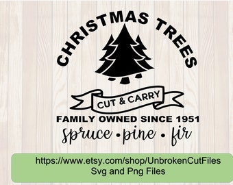 Farm fresh Christmas trees svg. Christmas Trees svg cut file. Rustic holiday svg design. Farmhouse Christmas svg. Rustic christmas svg