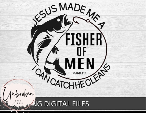 Fisherman Shirt Mens Christian Shirt, Mens Christian Gifts