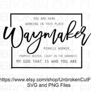 waymaker Svg, Miracle Worker, Promise Keeper, My god, Christian svg, religion svg, women t shirt