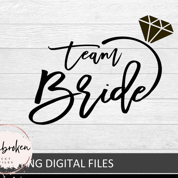 Bridal Party SVG Bundle, Team Bride Svg, Bridal Party SVG, Wedding Party svg, instant download, Team Bride svg, png