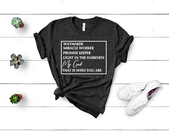 Download Waymaker Svg Miracle Worker Promise Keeper My God Etsy